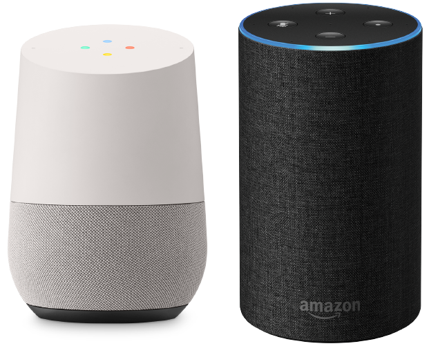 Google Home, Amazon Echo, Sonos One